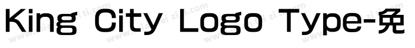 King City Logo Type字体转换